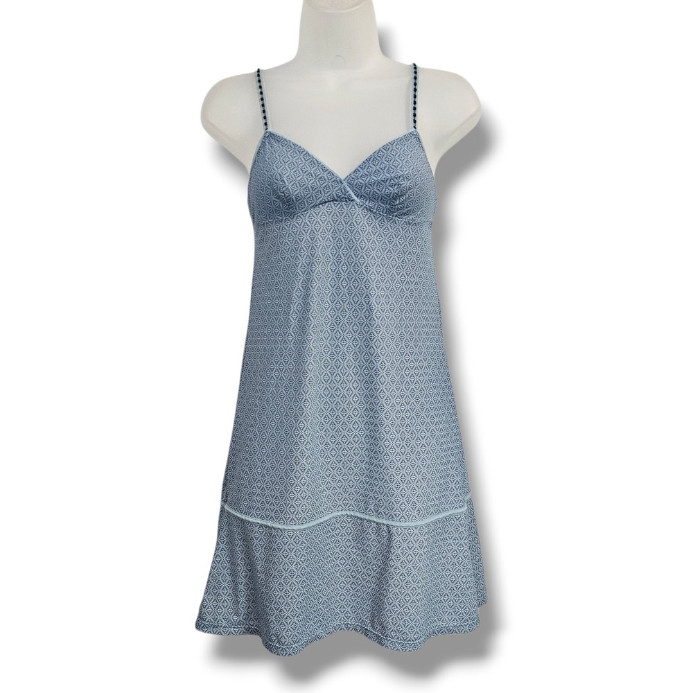 Y2K Etam Babydoll Slip Dress Chemise UK 8/ US 4 Blue Coquette Softgirl Feminine